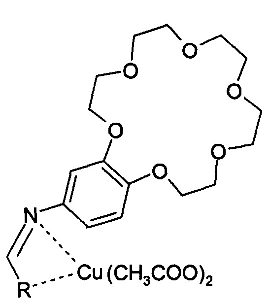 Пиридинилметиленамино-бензо-18-крауны-6 и их медные комплексы (патент 2655166)