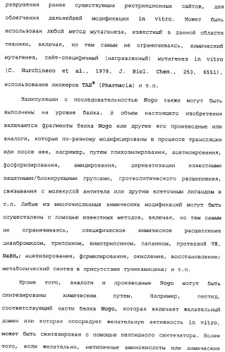 Поликлональное антитело против nogo, фармацевтическая композиция и применение антитела для изготовления лекарственного средства (патент 2432364)