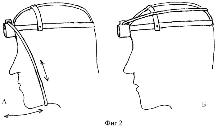 Налобный электрический фонарь (патент 2451236)