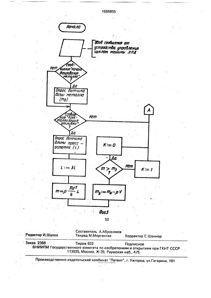 Устройство управления промышленным роботом для съема отливок машины литья под давлением (патент 1586855)