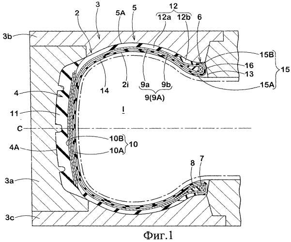 Способ изготовления пневматической шины (патент 2537058)