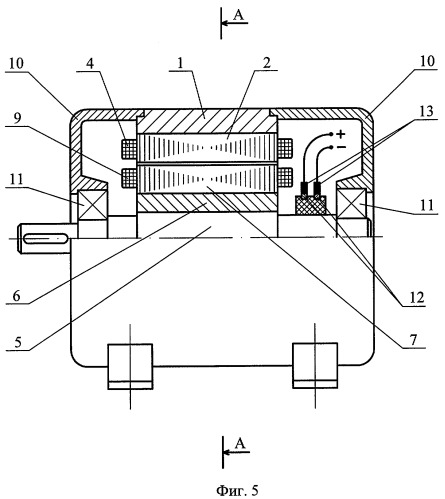 Электрическая машина с модулированной мдс якоря (патент 2414789)