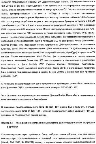 Способ получения полиненасыщенных кислот жирного ряда в трансгенных организмах (патент 2447147)