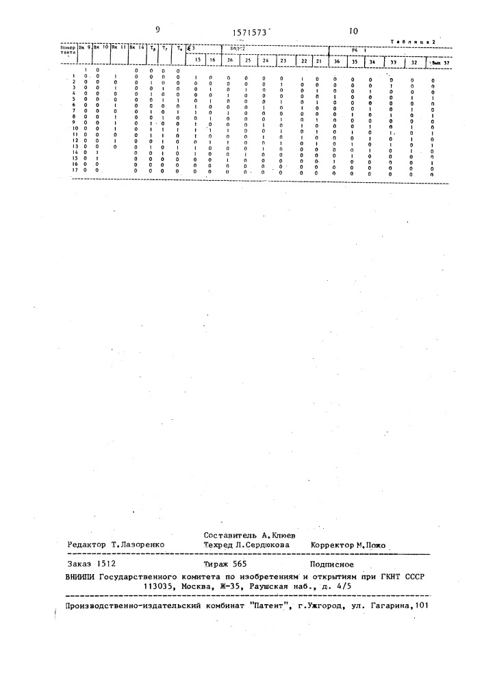 Последовательный сумматор (патент 1571573)