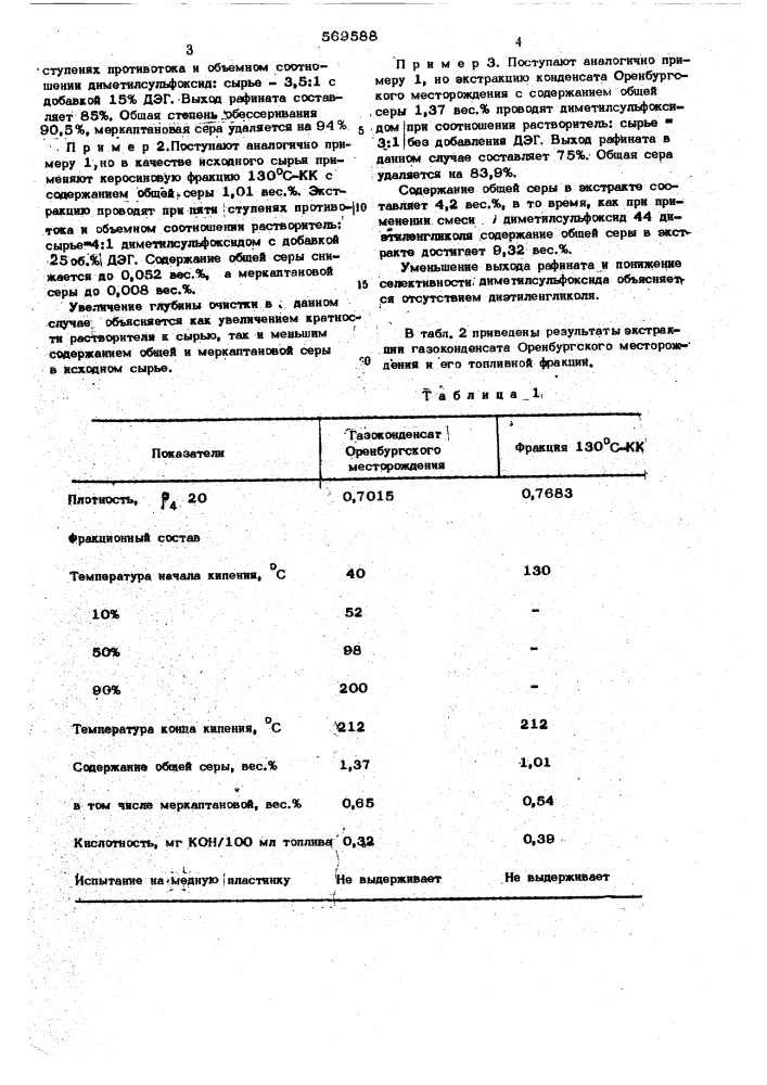Способ очистки нефтепродуктов от сернистых соединений (патент 569588)
