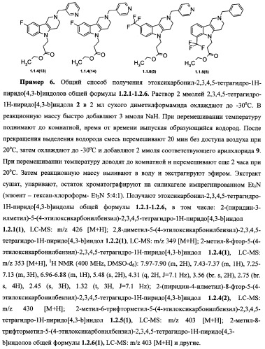 Замещенные 2,3,4,5-тетрагидро-1н-пиридо[4,3-b]индолы, способы их получения и применения (патент 2338745)
