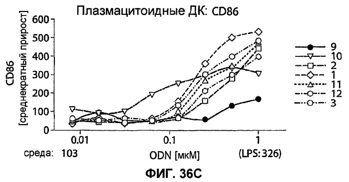 Полумягкие иммуностимулирующие олигонуклеотиды с-класса (патент 2393223)