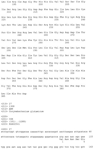 Гены corynebacterium glutamicum, кодирующие белки резистентности и толерантности к стрессам (патент 2303635)