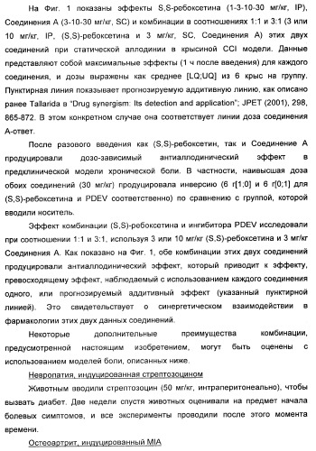 Комбинация избирательного ингибитора обратного захвата норадреналина и ингибитора pdev (патент 2349323)