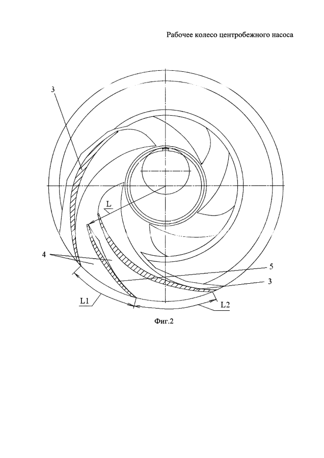 Рабочее колесо центробежного насоса (патент 2594248)