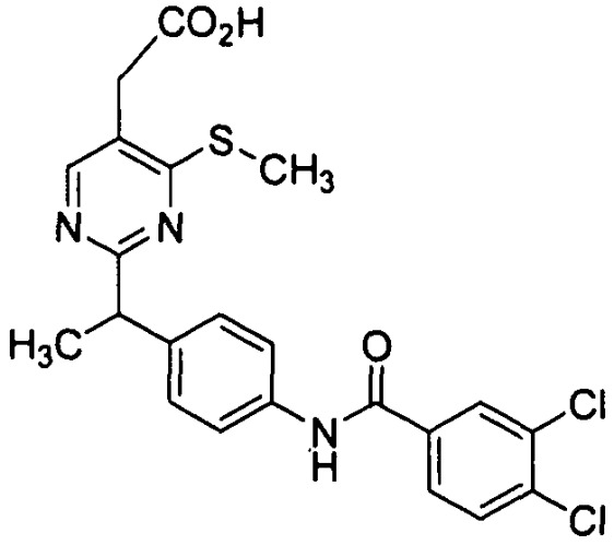 Алкилтиопиримидины в качестве антагонистов crth2 (патент 2491280)