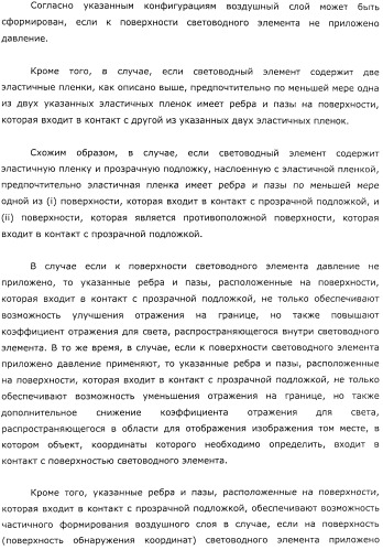 Координатный датчик, электронное устройство, отображающее устройство и светоприемный блок (патент 2491606)