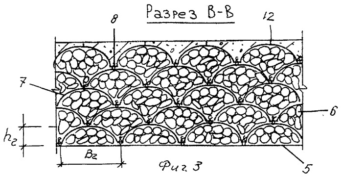 Комбинированная подпорная стенка с сетчатыми анкерами (патент 2252294)