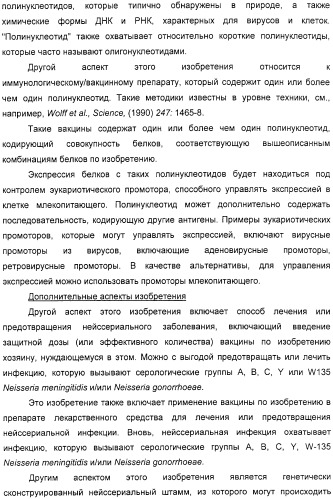 Нейссериальные вакцинные композиции, содержащие комбинацию антигенов (патент 2317106)