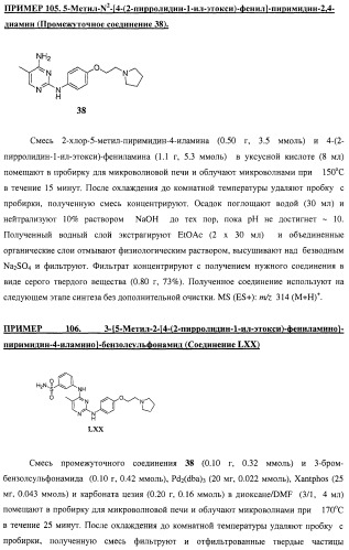 Би-арил-мета-пиримидиновые ингибиторы киназы (патент 2448959)