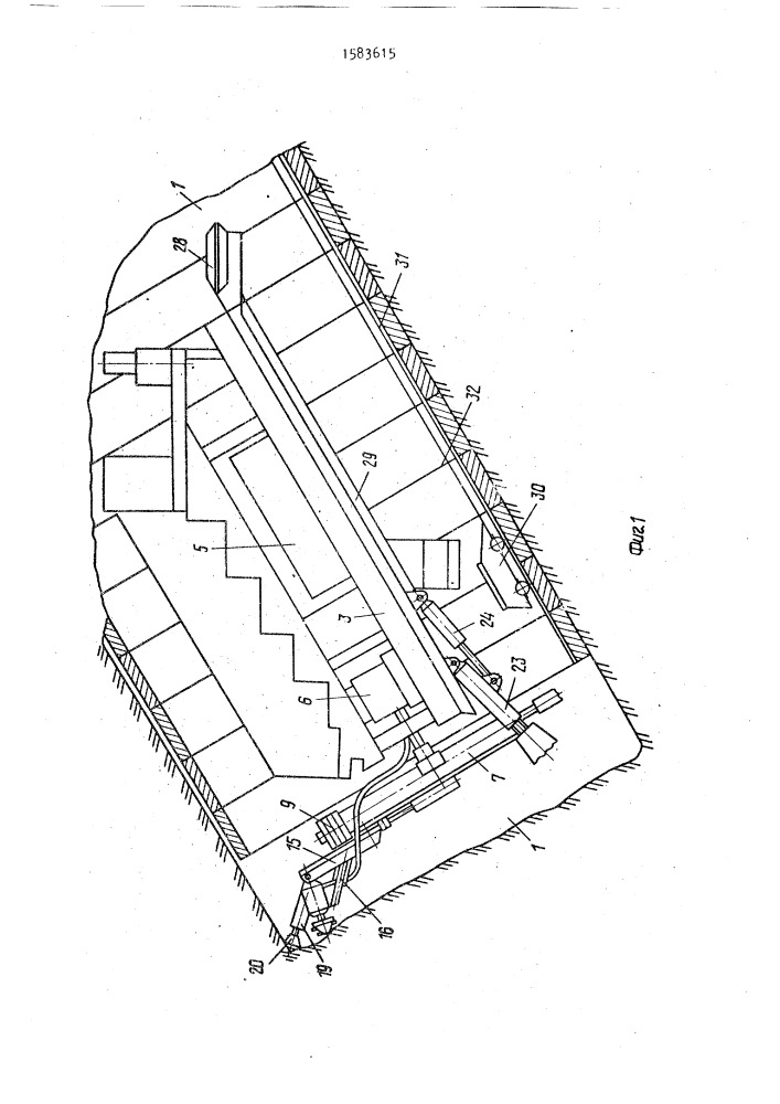Тоннелепроходческий агрегат (патент 1583615)