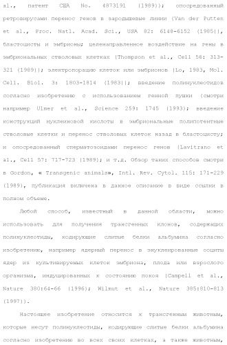 Слитые белки альбумина (патент 2369404)