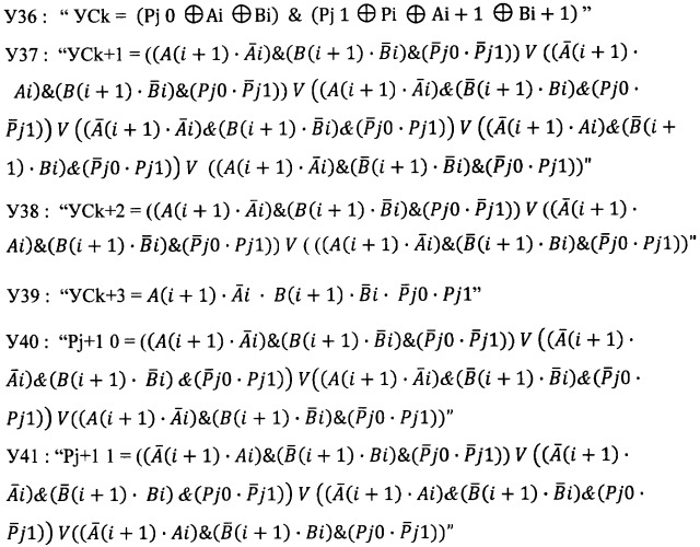 Параллельный сумматор-вычитатель в троичной системе счисления на нейронах (патент 2453900)