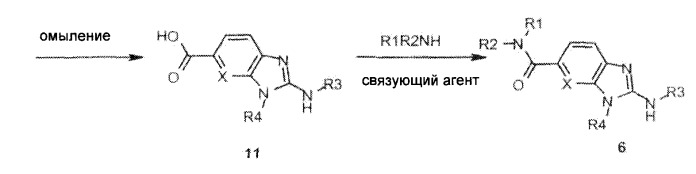 Новые производные бензимидазола и имидазопиридина и их применение в качестве лекарственных средств (патент 2330023)