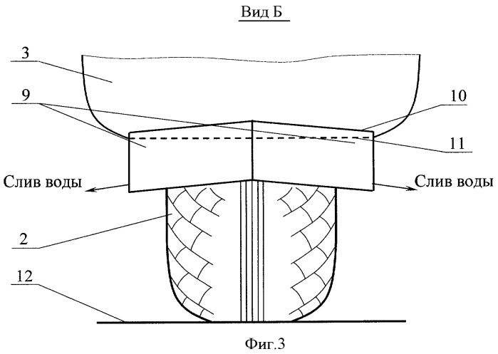 Брызговик-обтекатель транспортного средства (патент 2381128)