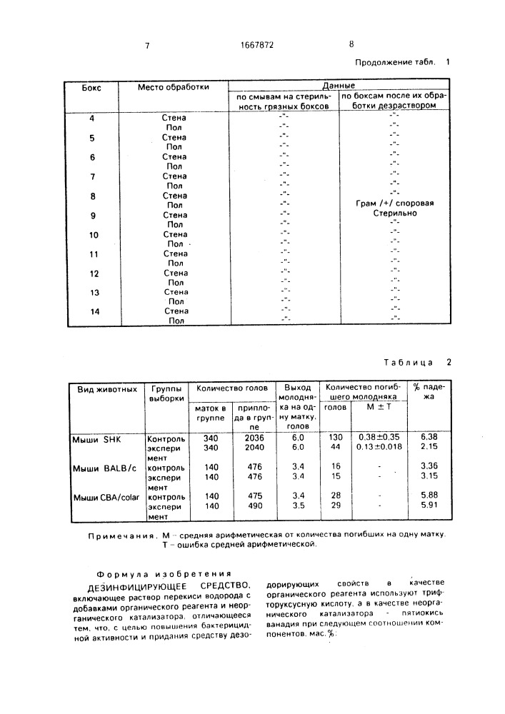 Дезинфицирующее средство (патент 1667872)