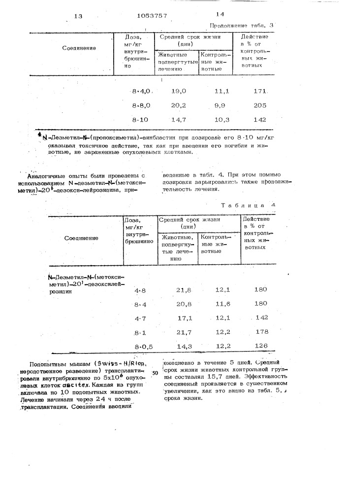 Способ получения производных винбластина (патент 1053757)