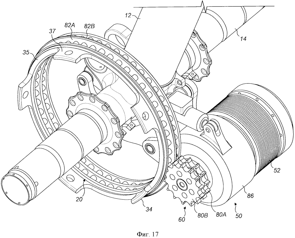 Приводная система шасси (патент 2643857)