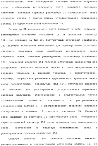 Распределенный оптоволоконный датчик (патент 2346235)