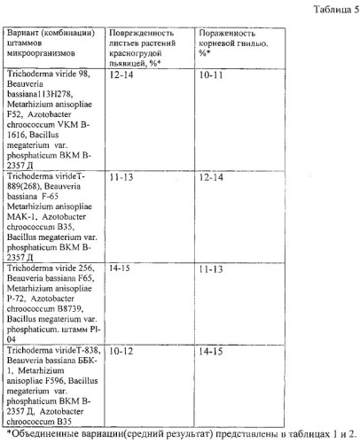 Средство для микробиологической защиты растений и способ микробиологической защиты растений с использованием этого средства (патент 2539025)