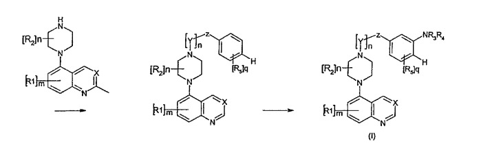 Производные хинолина и хиназолина со сродством к 5ht1-рецепторам (патент 2402533)