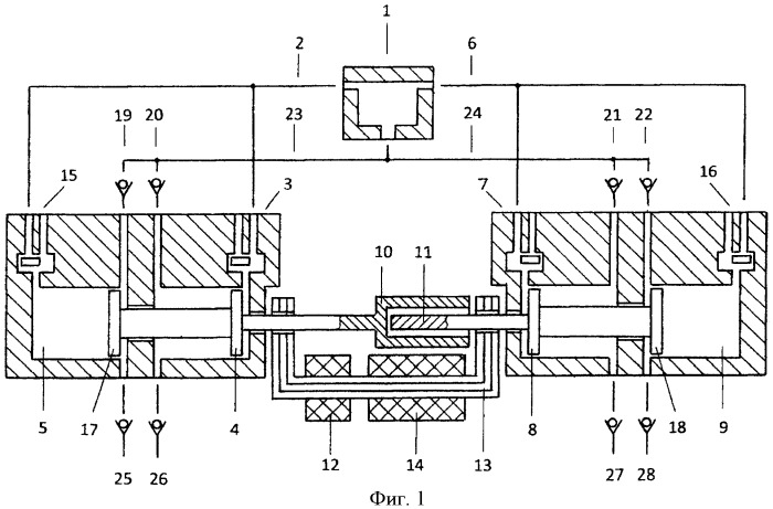 Замыкатель магнитного потока якорей и статорного магнита линейного электрогенератора с оппозитным движением якорей (патент 2480595)