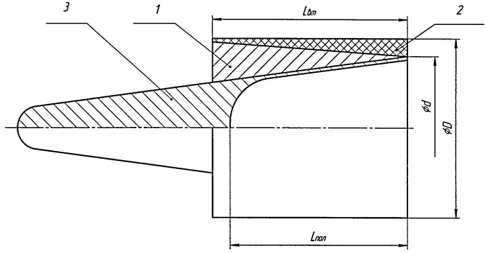 Ведущее устройство для подкалиберной модели (патент 2406065)