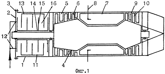 Газотурбинный двигатель (патент 2280182)