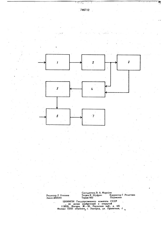 Формирователь синхроимпульсов (патент 746712)