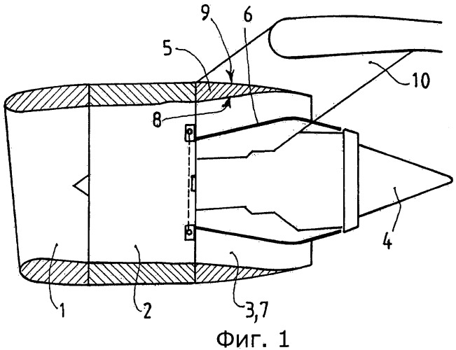 Гондола турбореактивного двигателя для воздушного судна (патент 2489321)