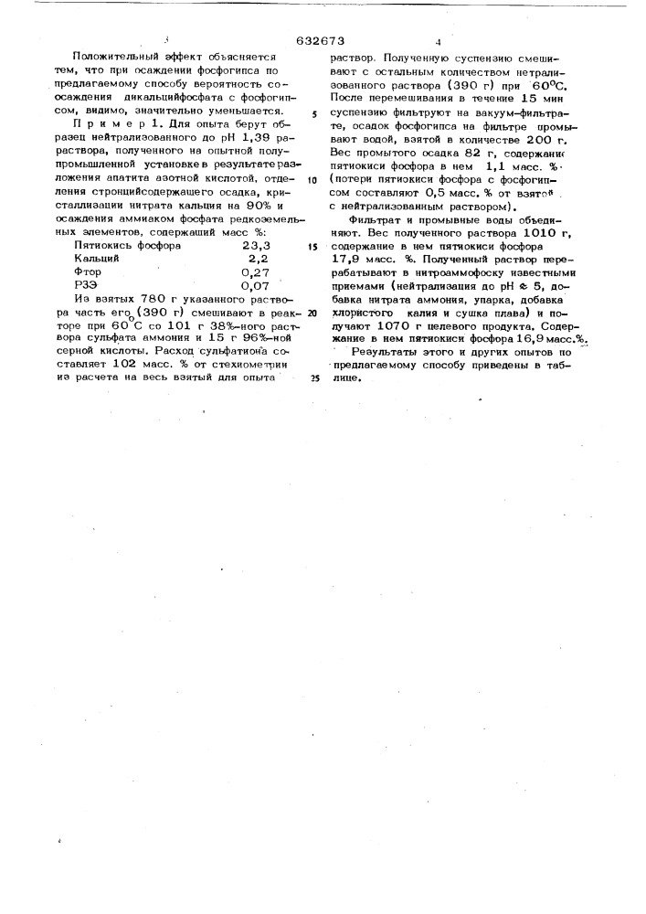 Способ получения сложного удобрения (патент 632673)