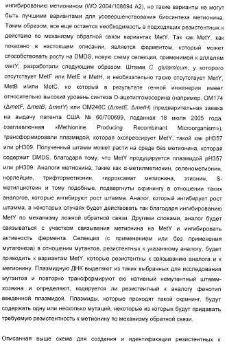 Применение диметилдисульфида для продукции метионина микроорганизмами (патент 2413001)