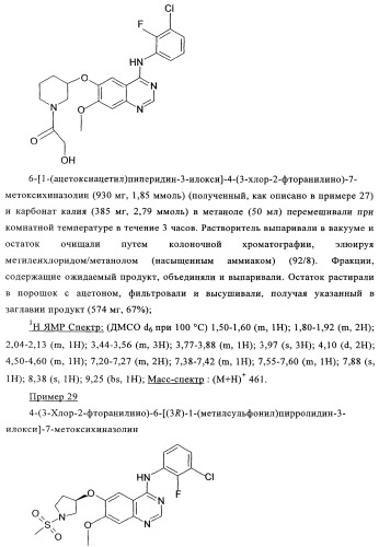 Производные 4-анилино-хиназолина, способ их получения (варианты), фармацевтическая композиция, способ ингибирования пролиферативного действия и способ лечения рака у теплокровного животного (патент 2345989)