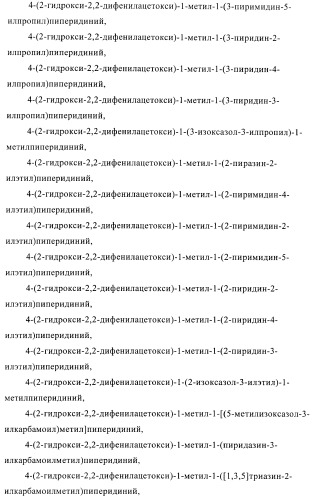 Соли четвертичного аммония в качестве антагонистов м3 (патент 2394031)