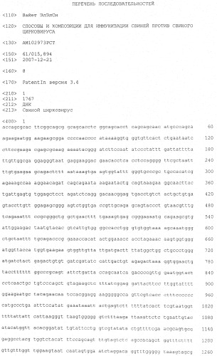 Способы и композиции для иммунизации свиней против свиного цирковируса (патент 2493254)