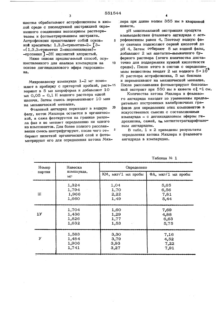 Способ количественного определения фталевого ангидрида (патент 551544)