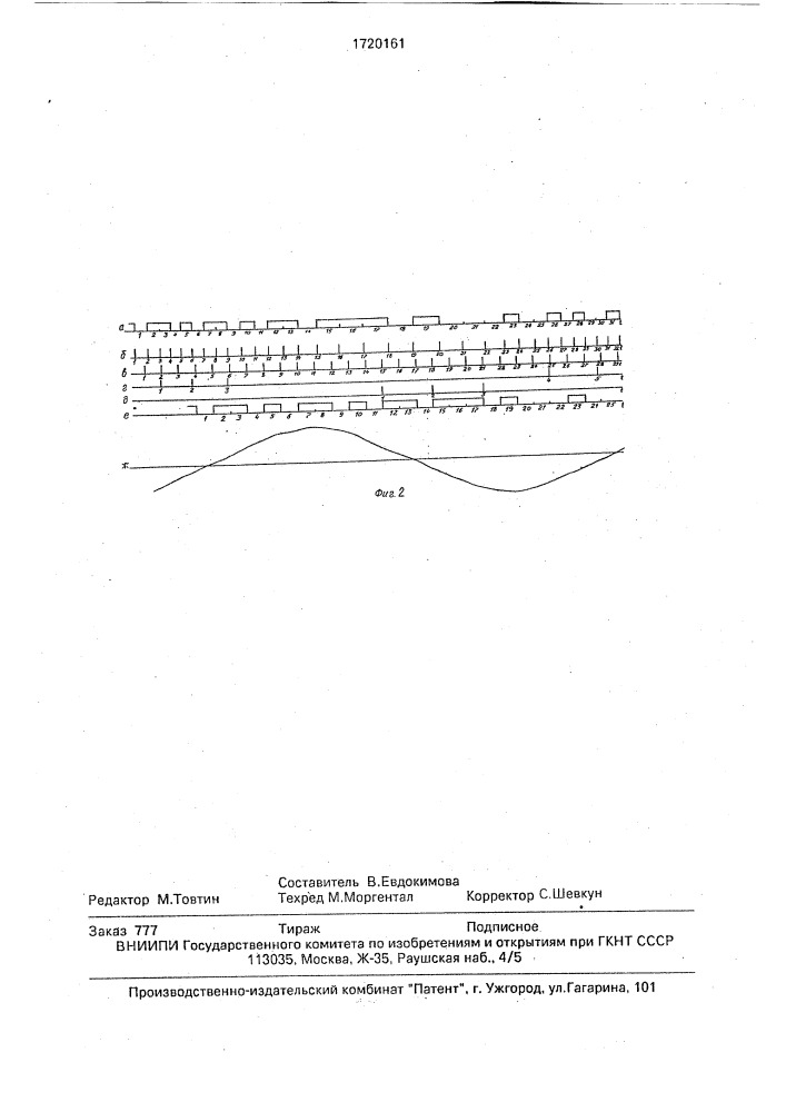 Устройство синхронизации цифрового сигнала (патент 1720161)