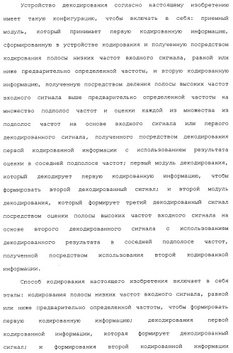 Устройство кодирования, устройство декодирования и способ для их работы (патент 2483367)