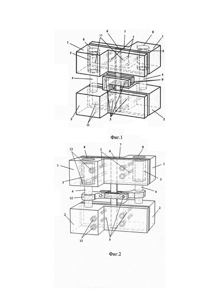 Устройство для определения прочности при сжатии композиционных материалов (варианты) (патент 2607301)