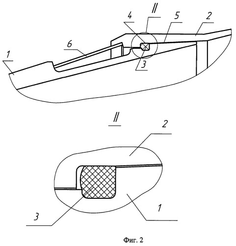Раздвижной двухсекционный сопловой насадок ракетного двигателя (патент 2431054)