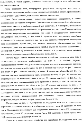 Устройство поддержки веса тела и программа поддержки веса тела (патент 2356524)