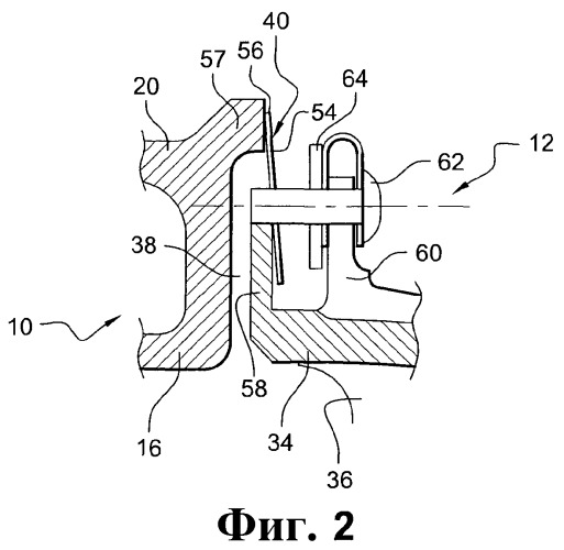 Герметичность между камерой сгорания и направляющим сопловым аппаратом турбины в газотурбинном двигателе (патент 2503821)