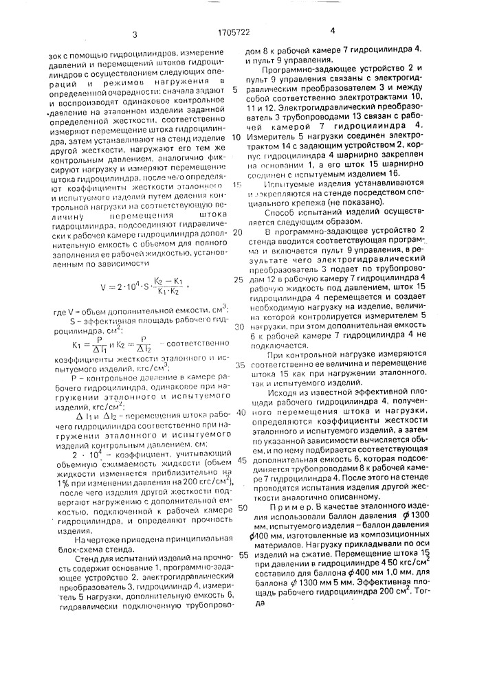 Способ испытания изделий на прочность (патент 1705722)