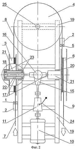 Многократный прямоточный волочильный стан для калибровки заготовок (патент 2539520)