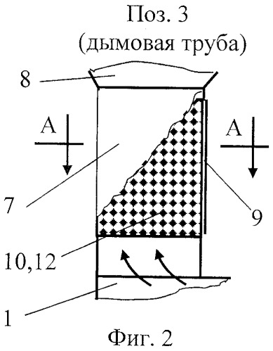 Энергосберегающее устройство для очистки дымовых газов группы теплогенераторов систем квартирного отопления (патент 2500867)